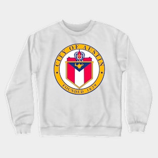 Austin Flag Seal Design Crewneck Sweatshirt